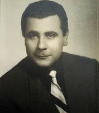 Vintage portrait of a man in a suit.