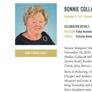 COLLACUTT, Bonnie Collacutt