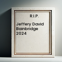 BAINBRIDGE, Jeffery David Bainbridge