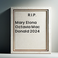 DONALD, Mary Elona Octavia Mac Donald