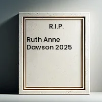 DAWSON, Ruth Anne Dawson