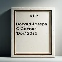 CONNOR, Donald Joseph O’Connor (‘Doc’)