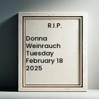 WEINRAUCH, Donna Weinrauch