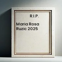 RUZIC, Maria Rosa Ruzic