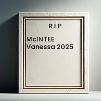 McINTEE, Vanessa McIntee