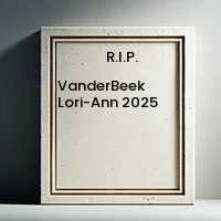 VANDERBEEK, Lori-Ann VanderBeek