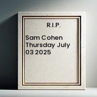 COHEN, Sam Cohen