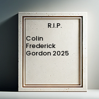 GORDON, Colin Frederick Gordon