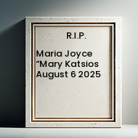 KATSIOS , Maria Joyce “Mary Katsios