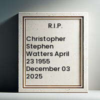 WATTERS, Mr. Christopher Stephen Watters