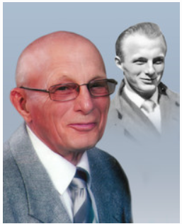 Older and younger man in formal attire.