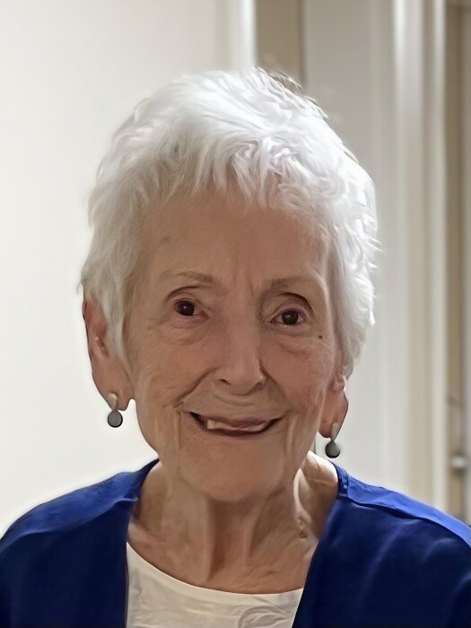 ARTHUR, Helen Jamieson Arthur Smiling elderly woman with short white hair.
