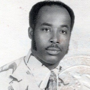 Vintage portrait of a man in patterned shirt