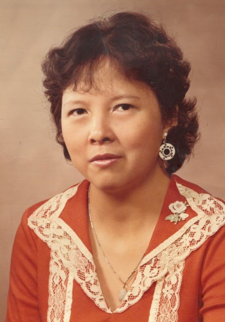 Portrait of a woman in vintage attire.