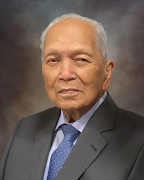 Elderly man in suit and tie portrait