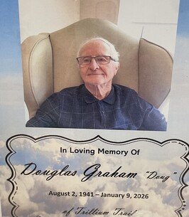 Memorial for Douglas Graham, 1941-2026.