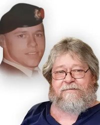 Older and younger man, military and civilian.