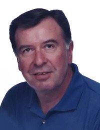 Man in blue shirt portrait