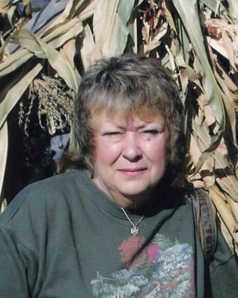 WARE, Linda Diane Ware Person in cornfield on a sunny day.