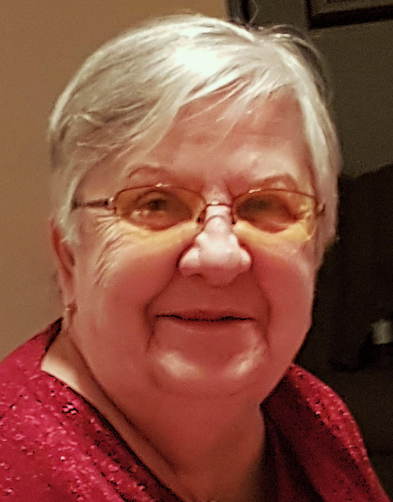 LAWRENCE, Maggie Lawrence Smiling elderly woman with glasses and short hair.