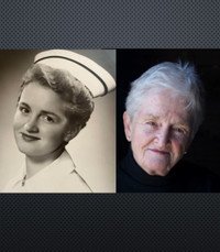 SUUTARI , Marion Airlie Suutari (née Burton) Portraits of younger and older woman side by side.