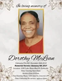 dorothy anne mclean february 17 1941 december 26 2024