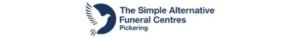 Simple Alternative Funeral Centers logo with dove